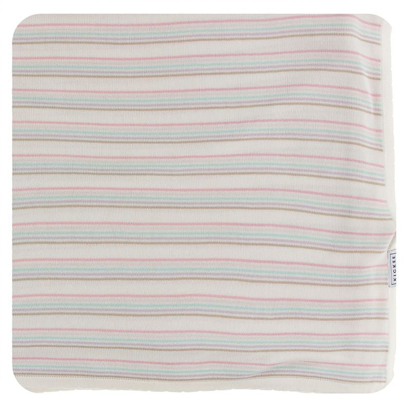 Throw Blanket (Knitted) - Cupcake Stripe