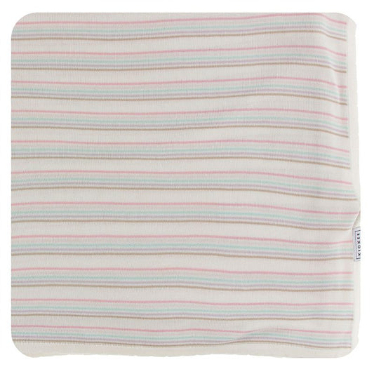 Throw Blanket (Knitted) - Cupcake Stripe