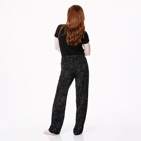 Women's Loosey Goosey Pajama Set (Short Sleeve) - Midnight Constellations