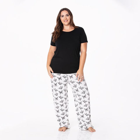 Women's Loosey Goosey Pajama - Natural Swallowtail