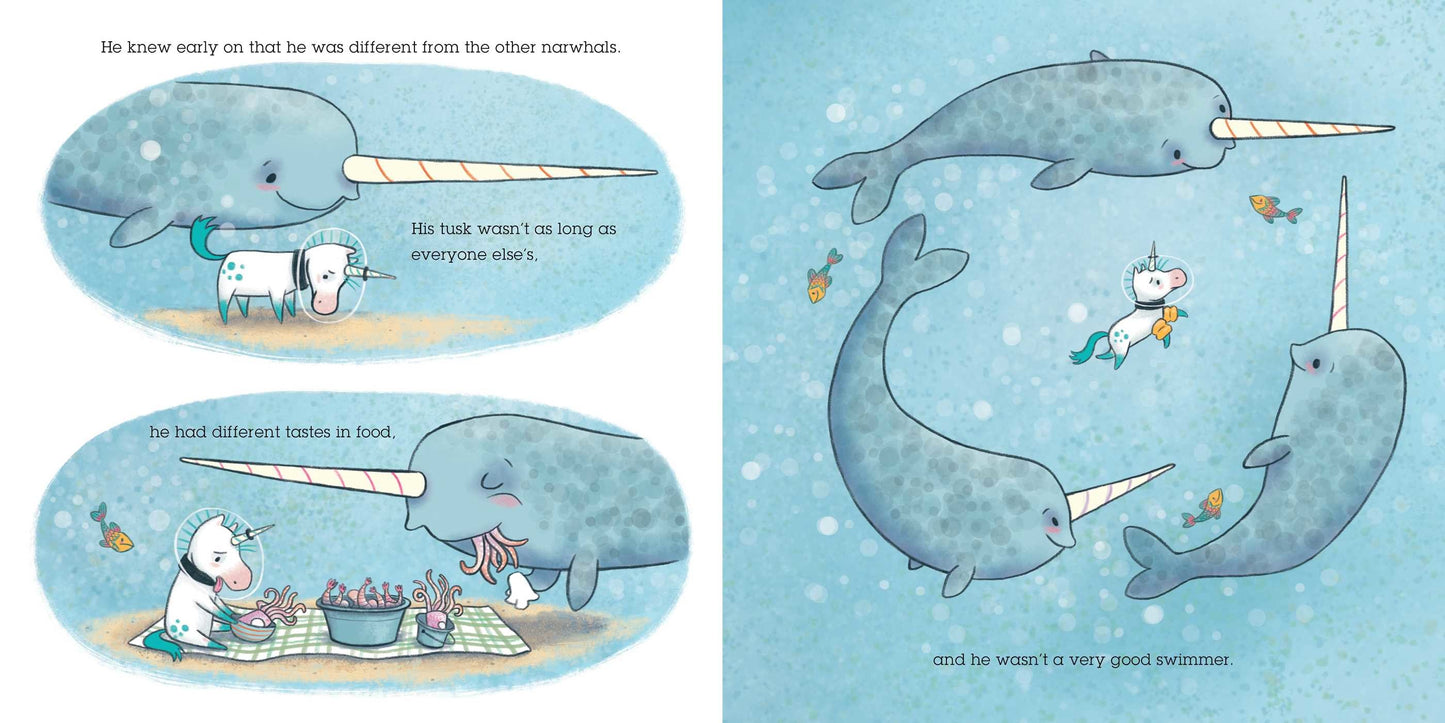 Book (Hardcover) - Not Quite Narwhal