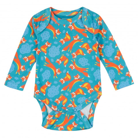Last One - Size 18/24M: Onesie (Long Sleeve) - Foxes