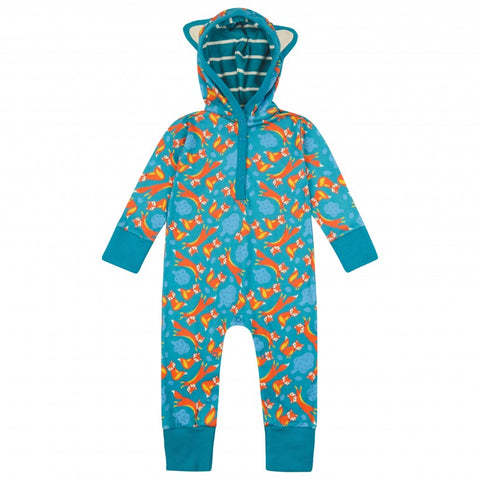 Last One - Size 18/24M: Romper (Hoodie) - Foxes