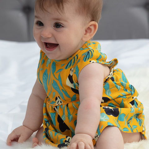 Baby Body Dress (Tank Ruffle) - Panda