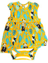 Baby Body Dress (Tank Ruffle) - Panda