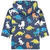 Color Changing Rain Coat - Linework Dinos (Terry Lined)