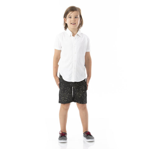 Lightweight Drawstring Shorts - Midnight Constellations