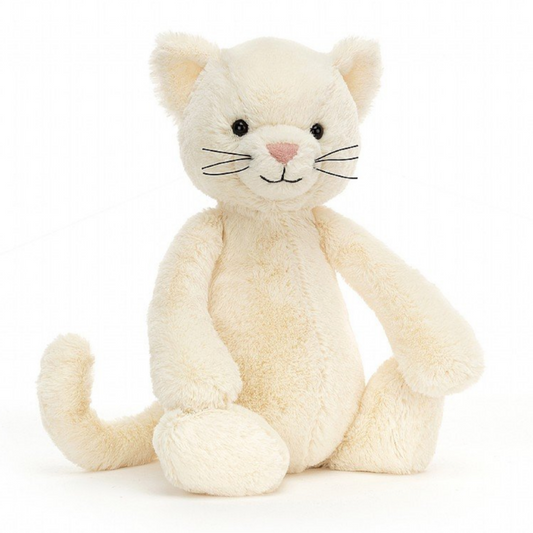 Stuffed Animal - Bashful Cream Kitten Medium