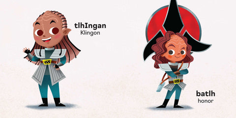 Book (Board) - Baby's First Klingon Words
