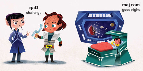 Book (Board) - Baby's First Klingon Words