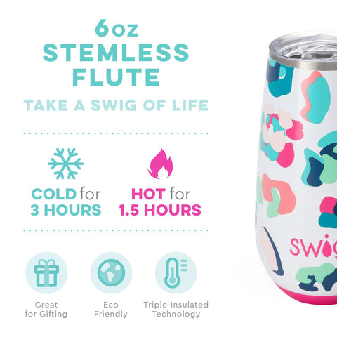 Stemless Flute - Party Animal (6oz)