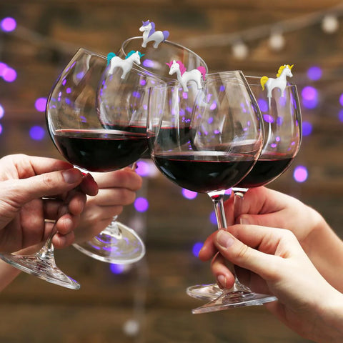 Drink Markers - Tiny Prancers Unicorn (Set Of 6)