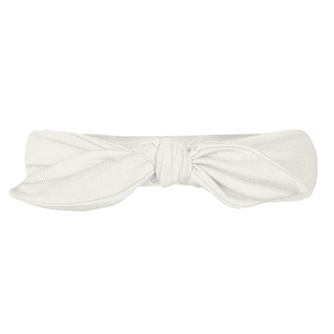 Diadema con lazo liso - Natural