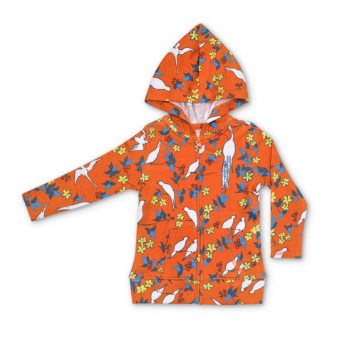 Hoodie - Enchanted Leaves Orange