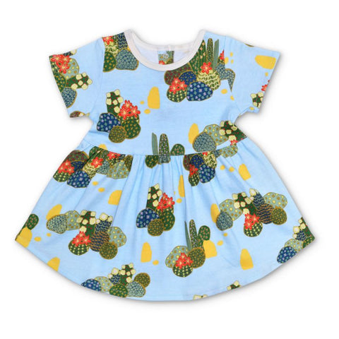 Dress (Short Sleeve) - Joshua Tree Desert Blue