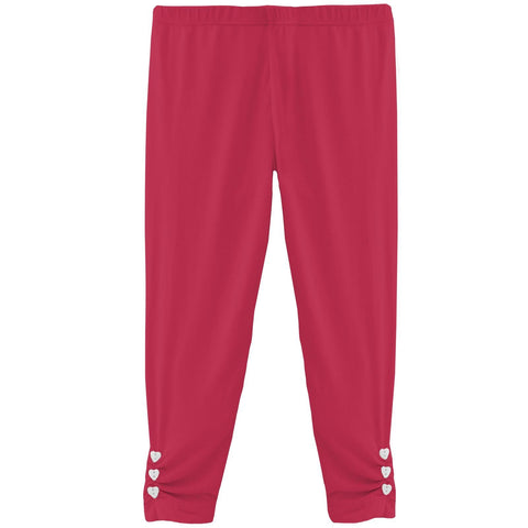 Leggings wiith Heart Buttons - Taffy