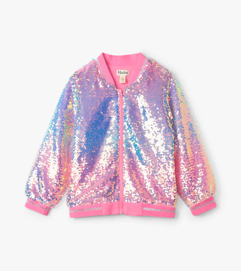 Bomber Jacket - Holographic Sequins