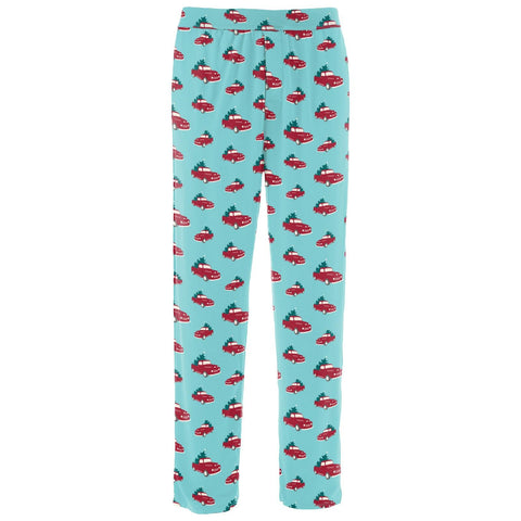 Adult Pajama Pants - Iceberg Trucks and Trees