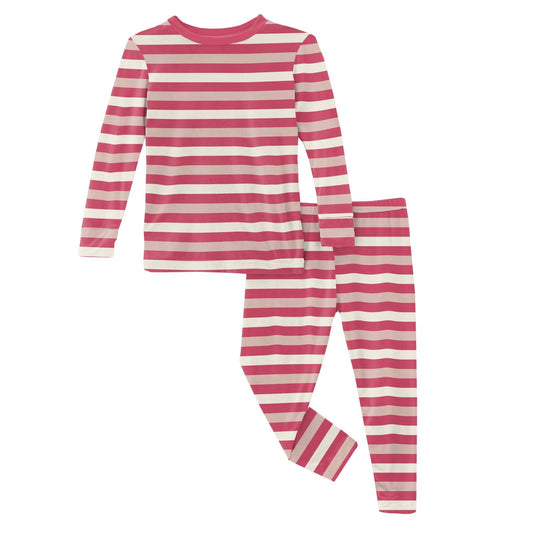2 Piece Pajama (Long Sleeve) - Hopscotch Stripe