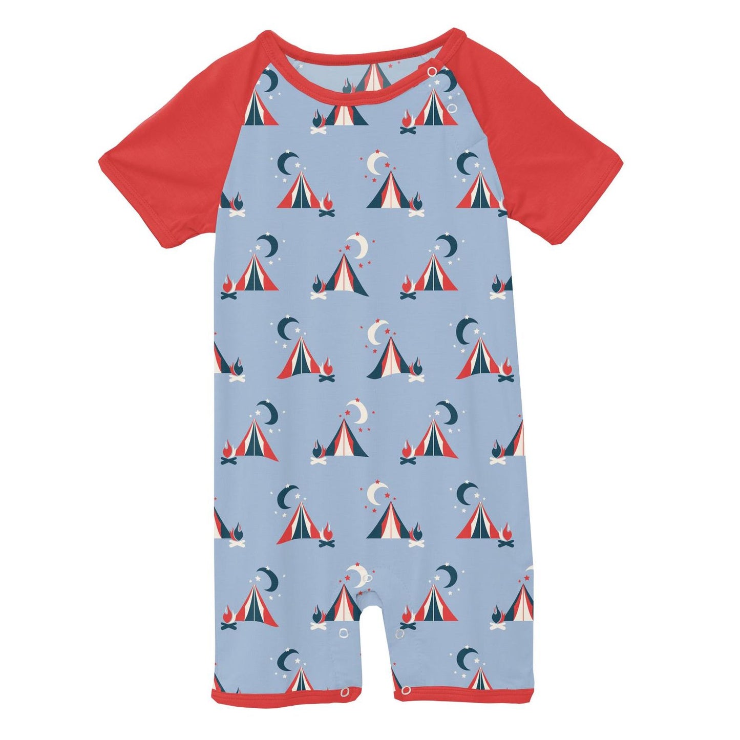 Raglan Romper (Short Sleeve) - Pond Tents