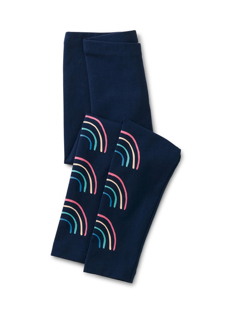 Leggings - Whale Blue Rainbow